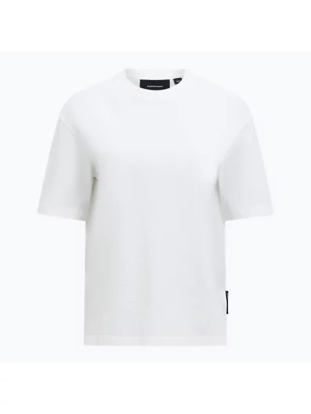 Tričko Peak Performance Heavy Cotton off white bílé