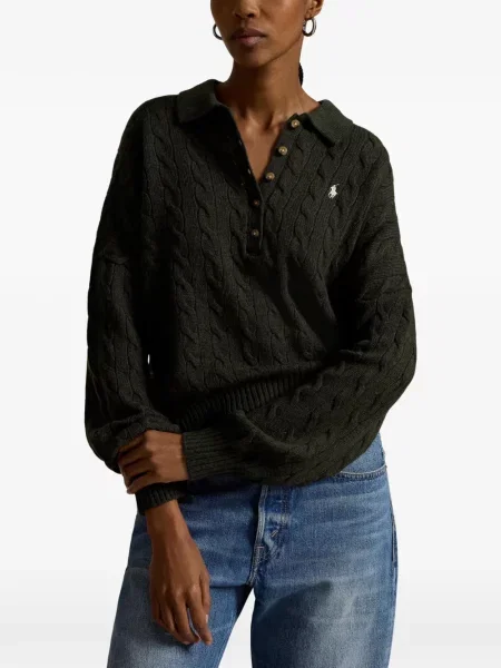 Велурени бягане с яка чорапи Polo Ralph Lauren синьо