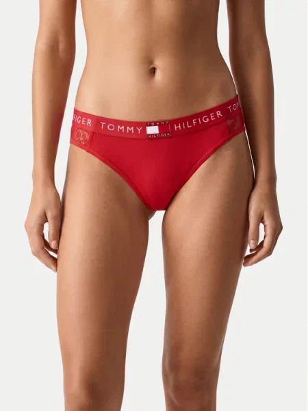 Klasické kalhotky Tommy Hilfiger červené