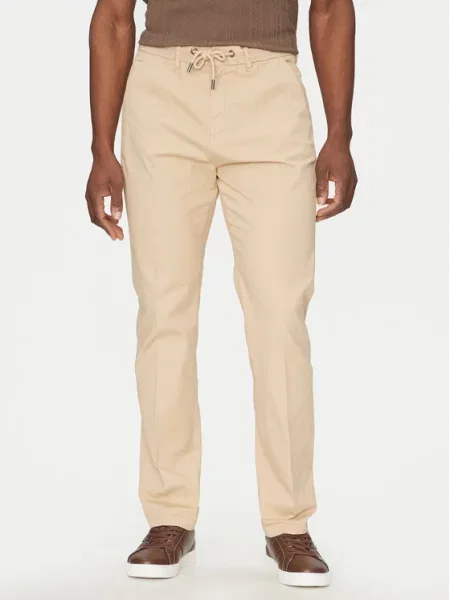 Guess Kalhoty z materiálu hnědá