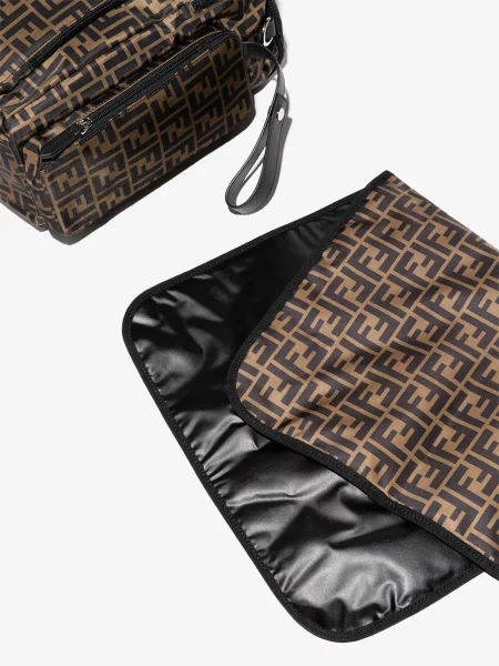 Torba dziecięca Fendi brązowa