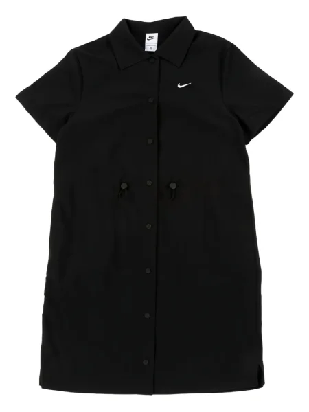 Tricou Nike scurt tricotate de costum negru