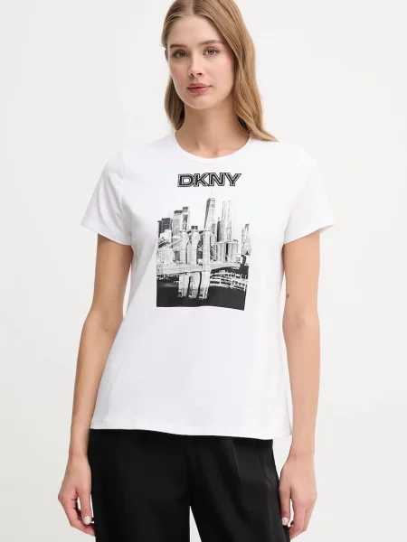 Kratka majica Dkny bela