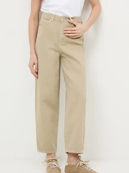 Medicine jeansy mom fit zielone