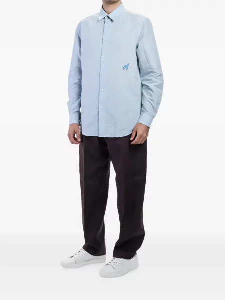 Cămașă Paul Smith cu broderie albastru