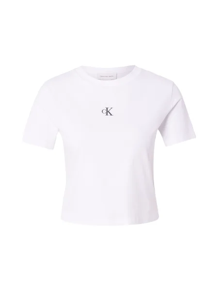 Calvin Klein Jeans Tricou negru alb