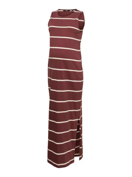 Vero Moda Maternity Obleka VMMDINA / vinsko rdeča bež