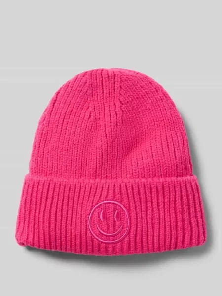 Czapka z dzianiny z wyhaftowanym motywem model ‘Smiley Hat’ Kurt Beines