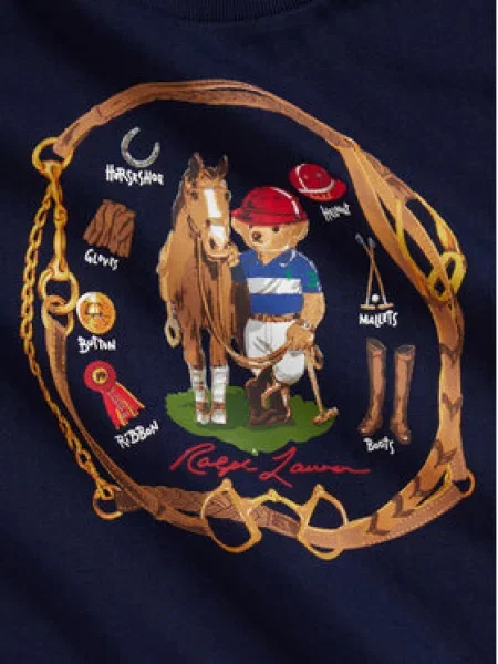 Polo Ralph Lauren Marškinėliai Tamsiai mėlyna