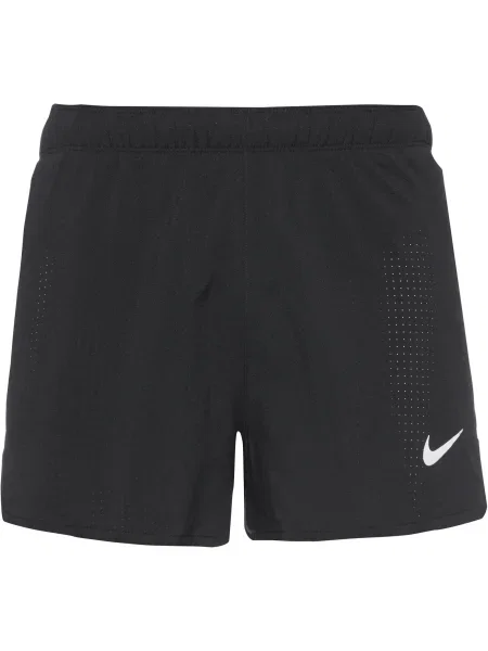 NIKE Sportovní kalhoty FAST černá bílá