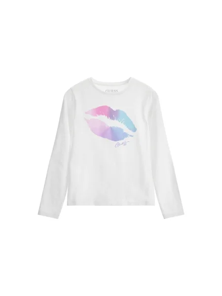 Tricou copii Guess alb
