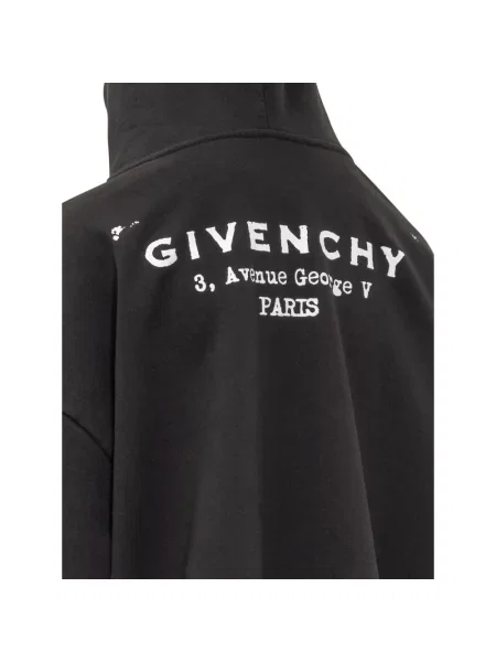 Bluza z kapturem Givenchy z kapturem z nadrukiem czarna