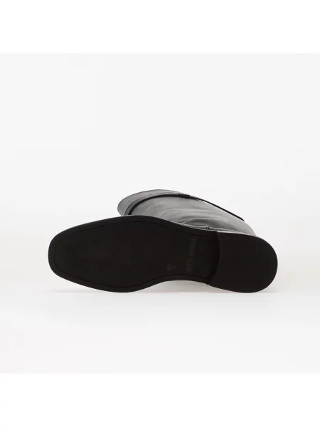 Сникърси Steve Madden Novi Black Leather EUR 37 черно