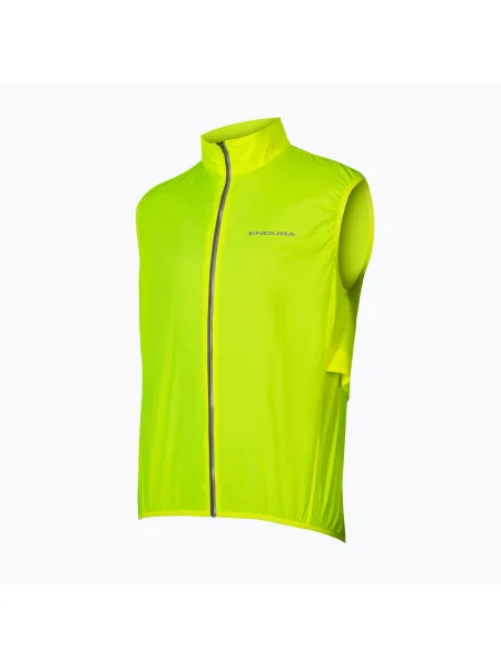 Мъжка велосипедна жилетка Endura Pakagilet hi-viz yellow жълто