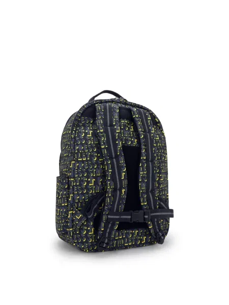 KIPLING Batoh Seoul College Extra námornícka / modrosivá / žltá modrá