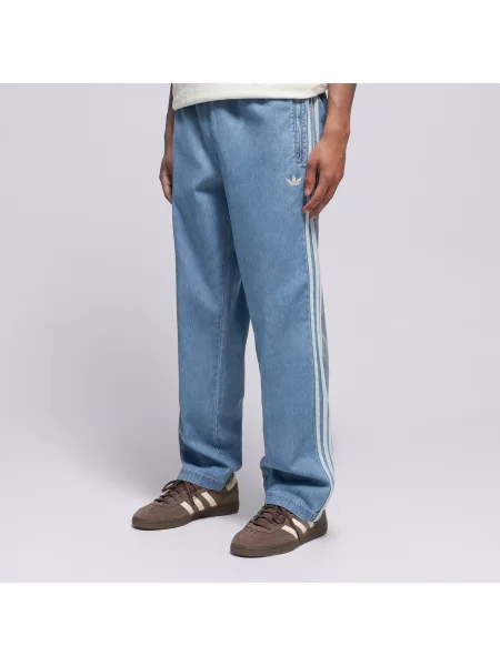 Adidas Spodnie Denim niebieskie