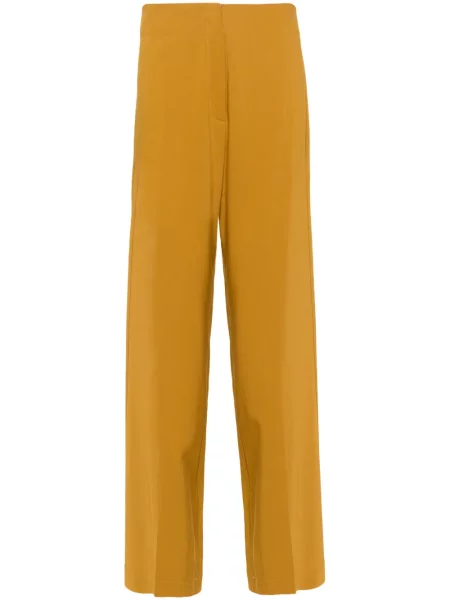 Pantaloni Forte_forte din crep maro