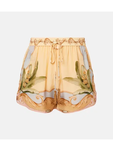 Wielobarwność szorty Farm Rio żółte