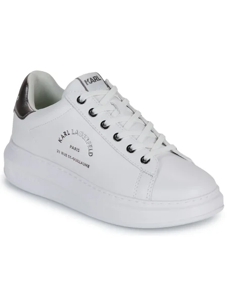 Pantofi Karl Lagerfeld din dantelă alb