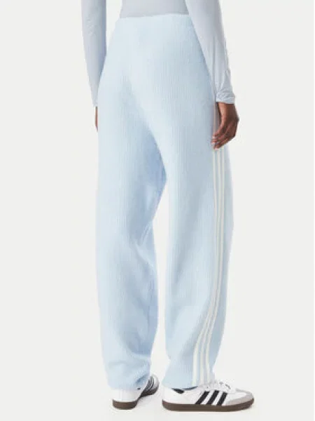 Pletene jogger hlače Adidas Originals plava