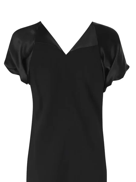 Midi šaty Alberta Ferretti čierna
