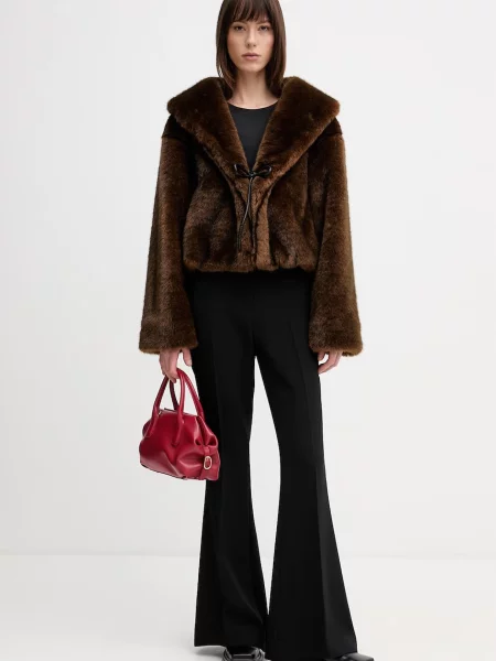 Nanushka kurtka ESTEL brązowa