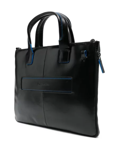 Geantă Piquadro din piele negru