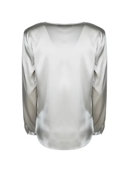Lung tricou Antonelli din satin