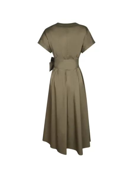 Cu centură rochie midi Blanca Vita verde