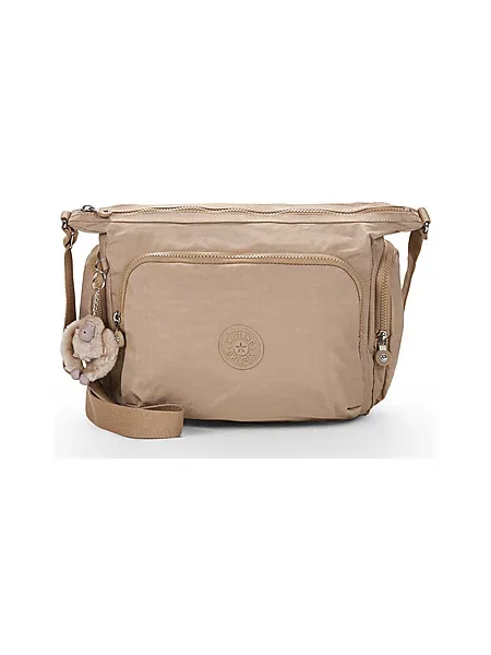 Crossbody torbica Kipling bež
