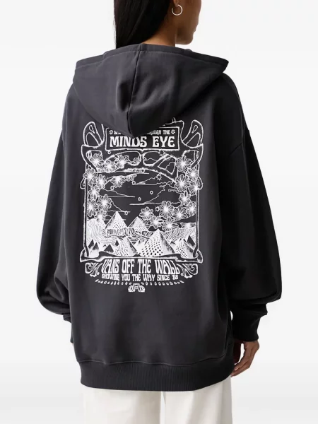 Hanorac cu glugă Vans gri