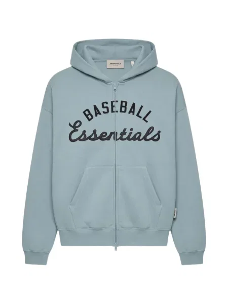 Mikina s kapucňou Fear Of God Essentials modrá