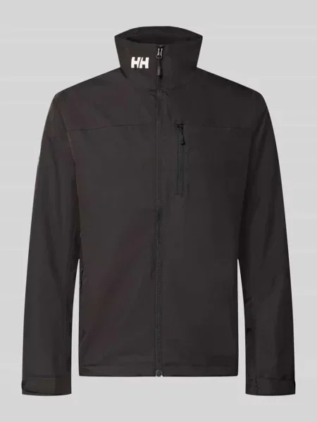 Kurtka o kroju regular fit ze stójką model Crew' Helly Hansen czarna