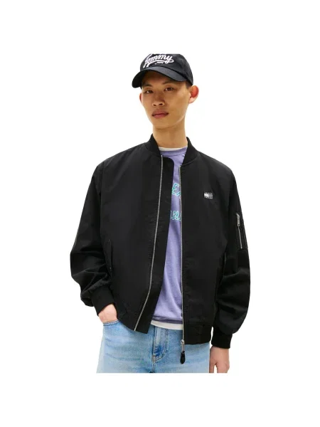 Džínsová bunda Tommy Jeans čierna