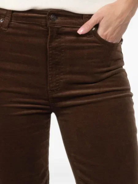 Pantaloni Frame de catifea cord maro