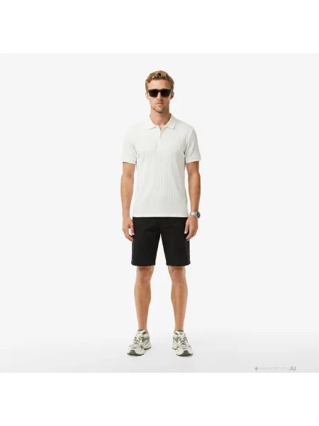 Lacoste Polo O Kroju Regular Fit biały