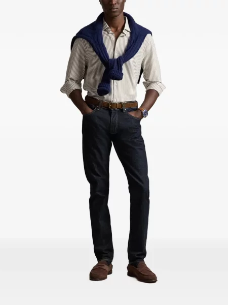 Șosete Polo Ralph Lauren cu broderie în carouri de flanelă verde
