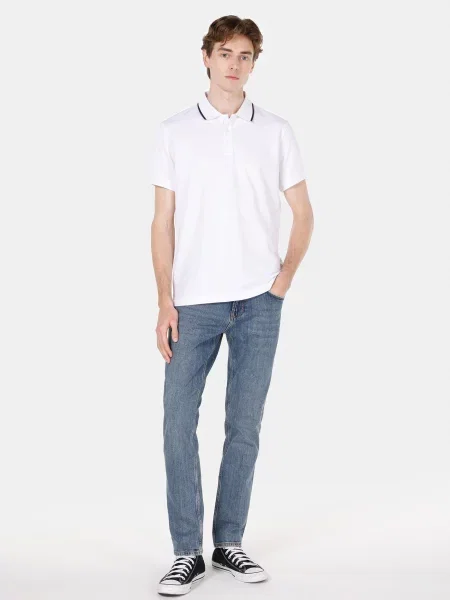 Джинси Colin’s комбінований верх блакитний