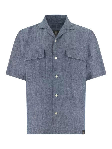 Boggi Milano Cămașă denim albastru