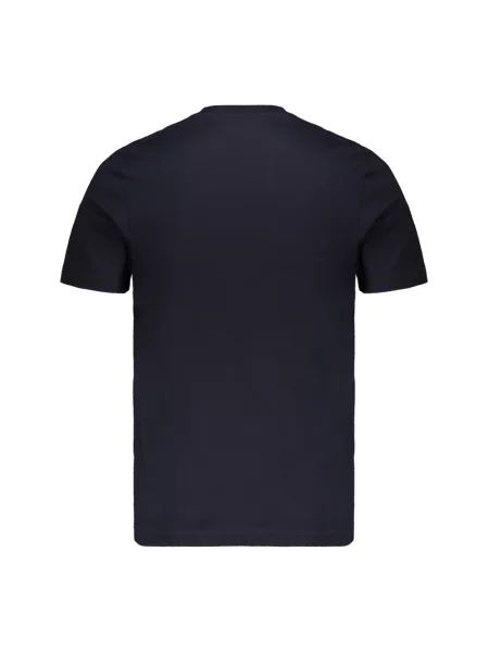 Koszulka Paul & Shark casual z logo niebieska