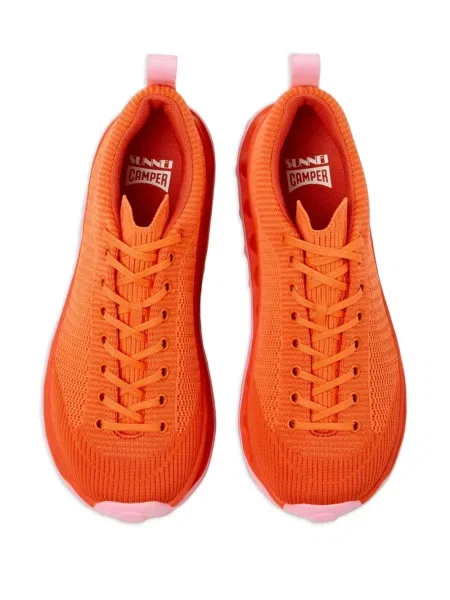 Sneakerși Camper tricotate portocaliu