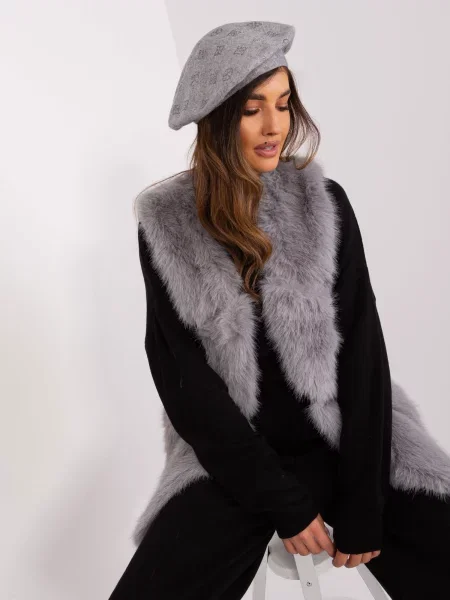 Șapcă Wool Fashion Italia gri