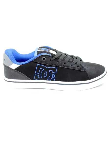 Sneakersy Dc Shoes sznurowane zamszowe czarne
