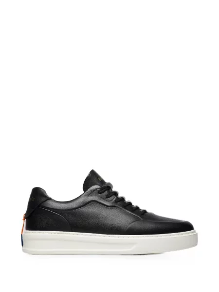 Sneakerși Barracuda cu șireturi din dantelă negru