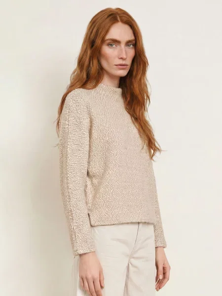 Opus Sweter Genuri braun biały