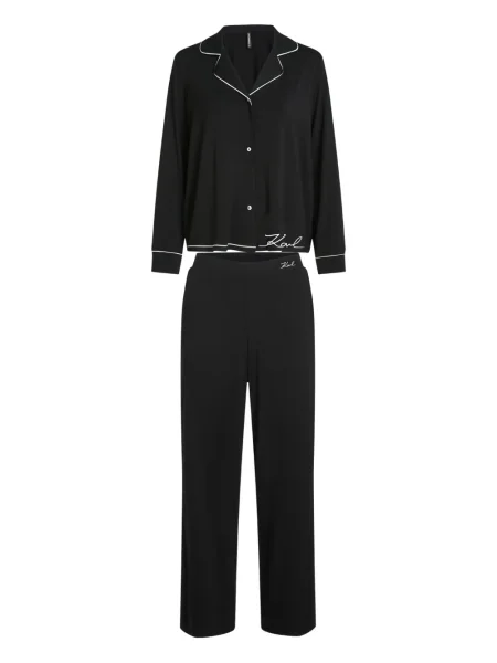 Pijamale Karl Lagerfeld negru