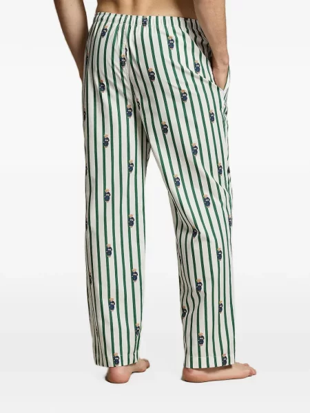 Ριγέ ρετρό μποτάκια Polo Ralph Lauren με σχέδιο μπλε