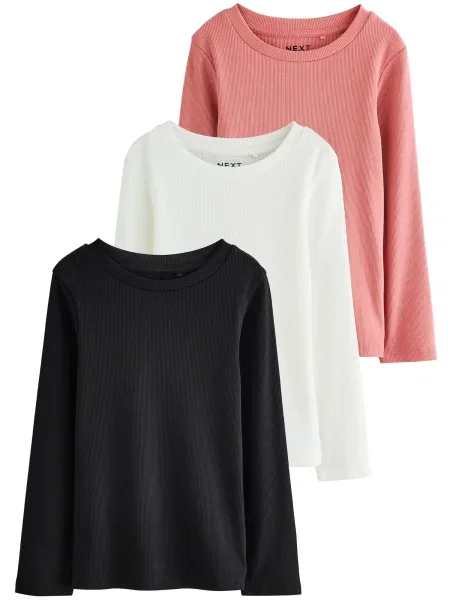 Next Tricou portocaliu somon / negru alb