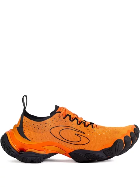 Sneakerși Balenciaga Runner din dantelă portocaliu