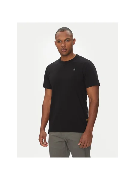 G-Star Raw póló férfi sima fekete